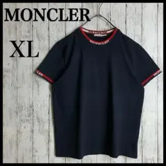 【美品・最高級の逸品】モンクレール☆ネックロゴ入りTシャツ/3096