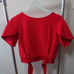 MARNI レッド 半袖ブラウス バックリボン - メルカリ