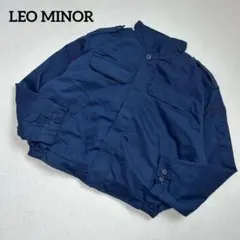 LEO MINOR ネイビー ミリタリージャケット 112/116 M