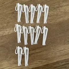 【新品未使用】プラスチックカーテンフック12個