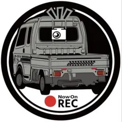 愛車色に変更可能 ランドクルーザー プラド 78 ドラレコ ステッカー ① 