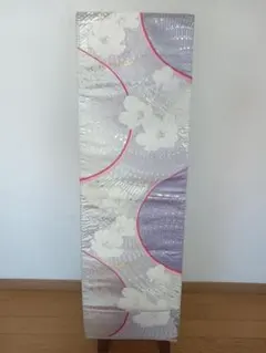 淡い藤色とピンクの袋帯