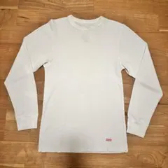 supreme Hanes サーマル クルーネック ロンT