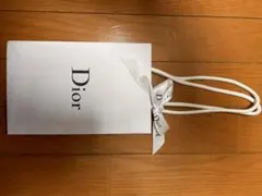Dior ホワイトレザー調紙袋　即購入OK！値下げ済み◯