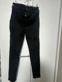 American Eagle スキニーデニム ブラック ダメージ