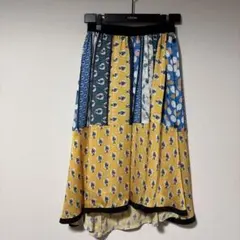 ソニアリキエル　コレクション　花柄スカート　Sサイズ