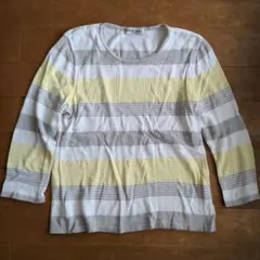 東京スタイルSCÈNE DEUX 七分袖サマーニット