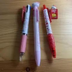 ハローキティ ボールペン 3本セット