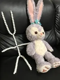 【新品リメイク】ダッフィ・シェリーメイ ぬいぐるみSサイズ　トイスケルトン入り リメイク】ダッフィ・シェリーメイ ぬいぐるみSサイズ トイ