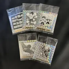 ドラゴンボール 40周年　ホログラムステッカー 5枚セット