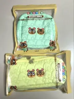 あつまれどうぶつの森 あつ森 キルティング ポーチ 2点セット ファミマ