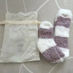 【美品】ジェラピケ　もこもこ靴下　ラッピング袋付き