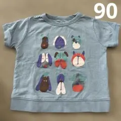 Design Tshirts Store graniph 犬柄Tシャツ 90のサムネイル