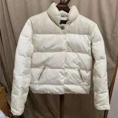 【値下げ】　COACH 白ダウンジャケット + ハンガー