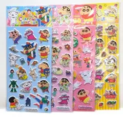 クレヨンしんちゃん マシュマロシール 4枚セット　海外限定　公式