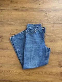 UNIQLO ワイドストレートデニム　27