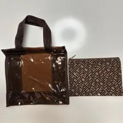 Sergio Rossi ブラックレザーポーチ Sergio Rossi ブラックレザーポーチ