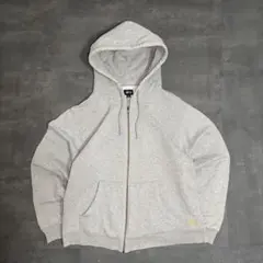 90s OLD STUSSY Zip Hoodie 紺タグ 金刺繍 L