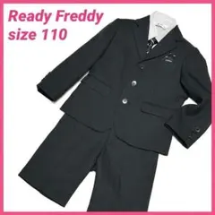 ★美品★レディフレディ　男の子フォーマルスーツ 110 　黒　追加購入不要　入学
