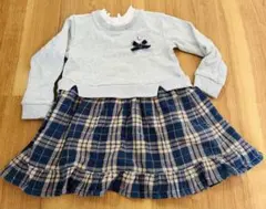 チェック柄ワンピース 秋冬用 グレードスコープ