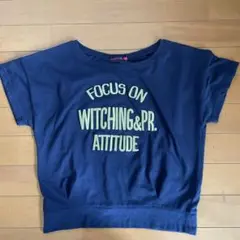 ラブトキシック　半袖Tシャツ　ネイビー　160cm