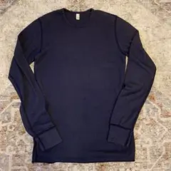American Apparel ネイビー 長袖サーマルMのサムネイル