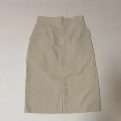 コーデュロイ スカート ベージュ