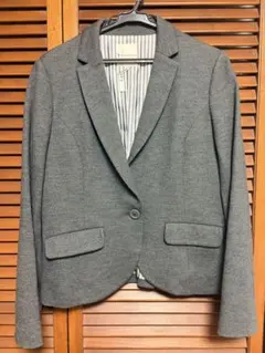 組曲 テーラードジャケット アウターウールレディース 2サイズ グレー