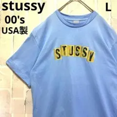 オールド ステューシー Tシャツ L 00s 銀タグ USA製 シングルステッチ