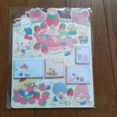 サンリオ　いちご新聞　ふろく　付箋