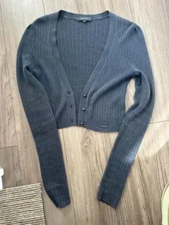 BURBERRY BLACK LABEL カーディガン 38 ダークグレー