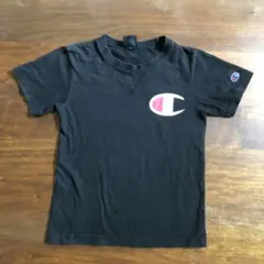 値下げしました！　チャンピオン　黒無地　Tシャツ　130