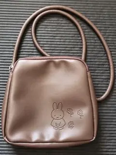 激レア！シャンブル限定！完売品！ミッフィーショルダーバッグ ブラウン