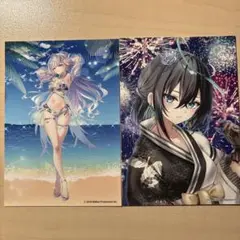 ミリプロ ブロマイド 眠雲ツクリ 雨夜リズ 浴衣 水着