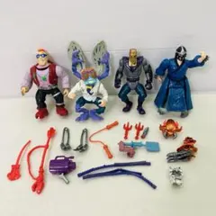 【４体セット】ミュータントタートルズ　アクションフィギュア　付属品　フィギュア