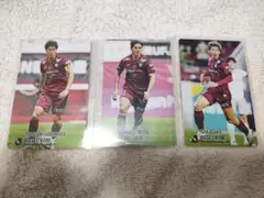 ヴィッセル神戸 Jリーグチップス　カード3枚セット