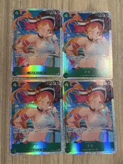 ワンピースカード　蒼海の七傑　SR　ナミ　4枚　OP14-031