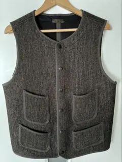 browns beach jacket ベスト　ごま塩　ロストヒルズ　38 ロストヒルズ 復刻 BROWN'S BEACH ベスト ブラウンズビーチ ごま塩