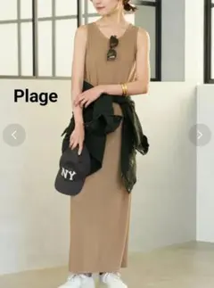 Plage プラージュ リブタンクワンピース