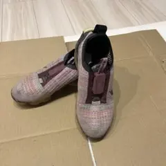 Nike Air VaporMax グレー/ピンク ニット　23.5cm