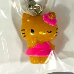 【平成レトロ】ハローキティ めじるしアクセサリー 日焼けキティ Ａ ガチャ