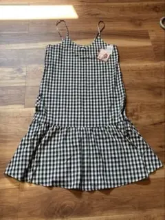 【新品未使用】ギンガムチェック キャミワンピース　3L そわんわん　大きいサイズ