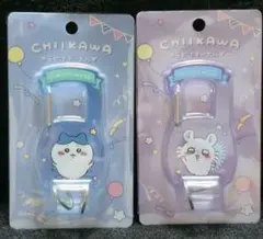 ちいかわ　カラビナキーホルダー　ハチワレ/モモンガ