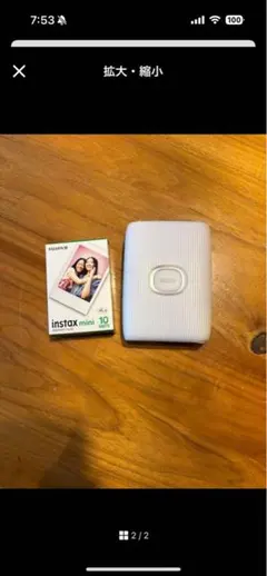 instax mini Link 2 本体 フィルム10枚付き