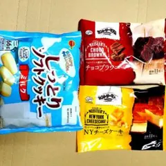 不二家カントリーマアム　チョコブラウニーチーズケーキ　ブルボン　クッキーのサムネイル