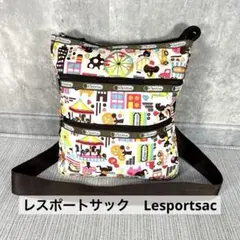 レスポートサック Lesportsac ポップ柄 ショルダーバッグ