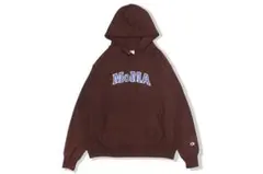MoMA ロゴ入り ブラウン パーカー Lサイズ