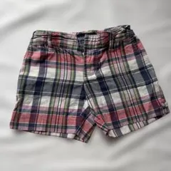 Ralph Lauren チェック柄 半ズボン 4/4T
