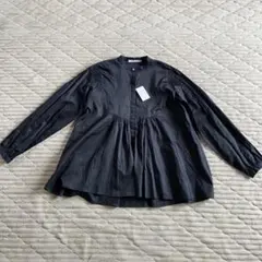 【新品】AMERICAN HOLIC バンドカラーブラウス　ブラック　Lサイズ