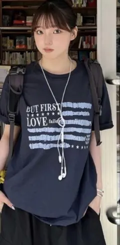 nugu 半袖 Tシャツ ネイビー